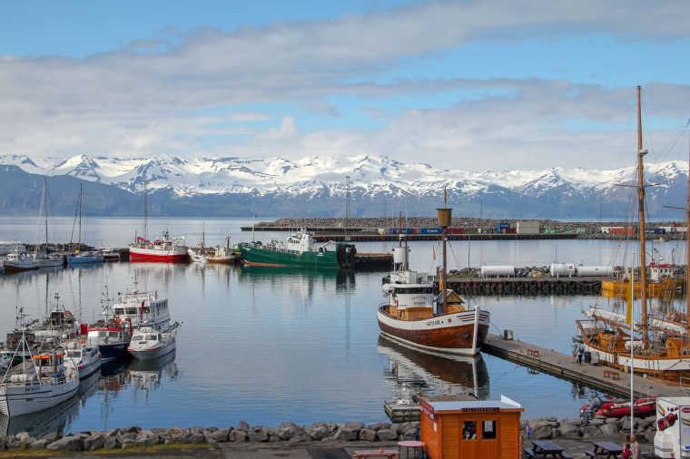 paisajes de una ruta de siete días por Islandia en caravana