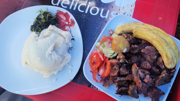 plato de nyama choma y ugali Nairobi